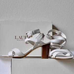 Ralph Lauren strappy heels